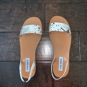 Steve Madden snake sandals